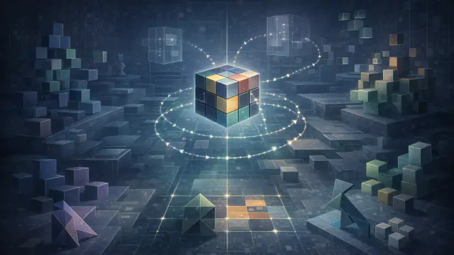 Illustration Kognify spatial pour Intelligence spatiale en ligne : testez votre sens de l'espace