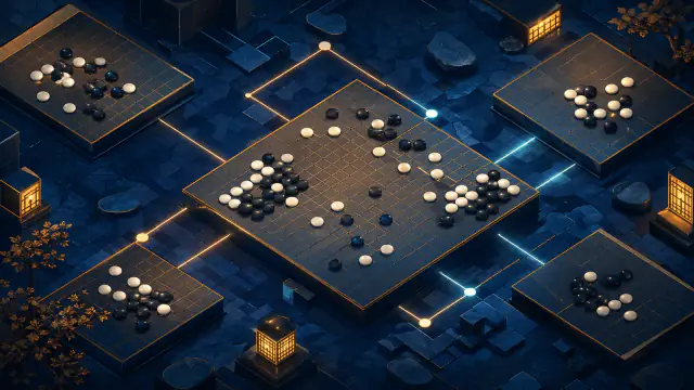Illustration Kognify stratégie pour Jeux de Go en ligne gratuit